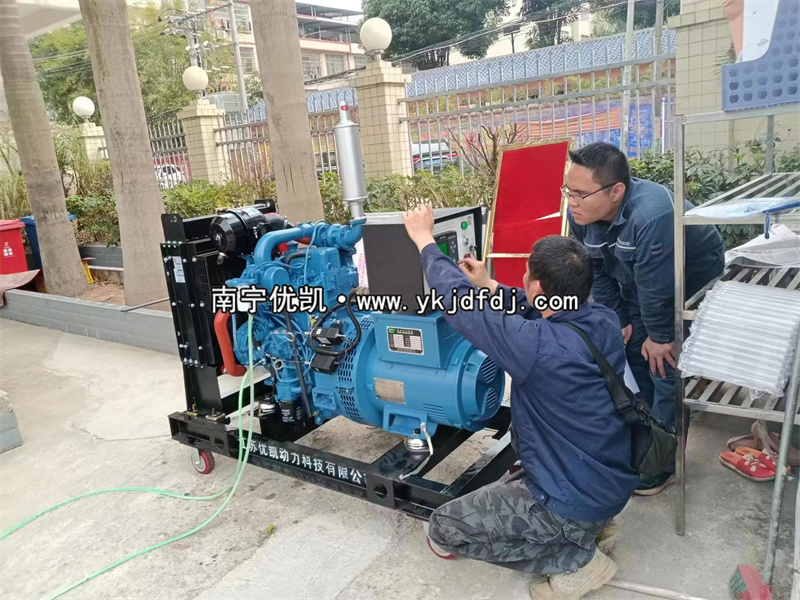 2023年3月21日，防城港上思縣20kw玉柴發(fā)電機組到貨現(xiàn)場