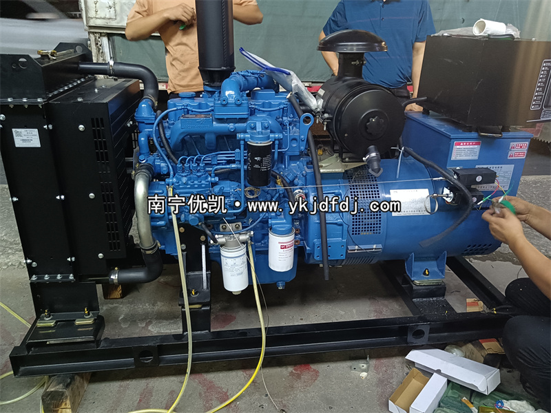 2023年5月23日，客戶到店自提一臺50kw玉柴柴油發(fā)電機(jī)組