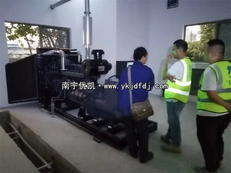 2023年11月28日，欽州項(xiàng)目250kw上柴發(fā)電機(jī)組到貨安裝調(diào)試