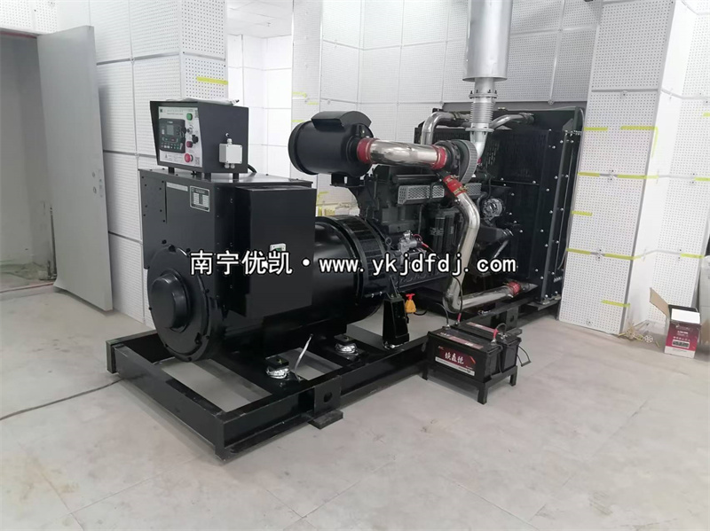 2024年11月17日，欽州項(xiàng)目500kw凱普柴油發(fā)電機(jī)組到貨安裝